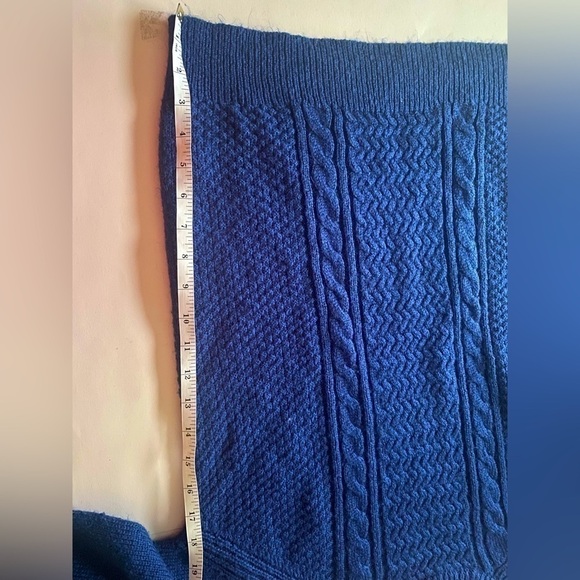 Joe Fresh - Midnight blue Cable knit crew neck sweater - Picture 6 of 7